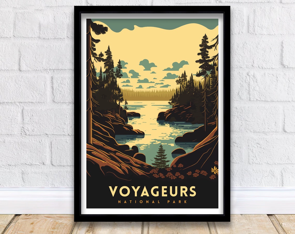 Voyageurs National Park Travel Poster