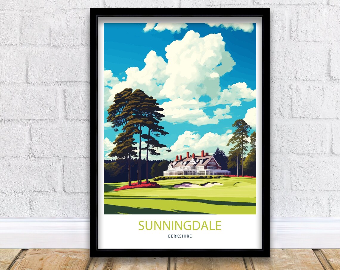 Sunningdale Berkshire Golf Course Art Print