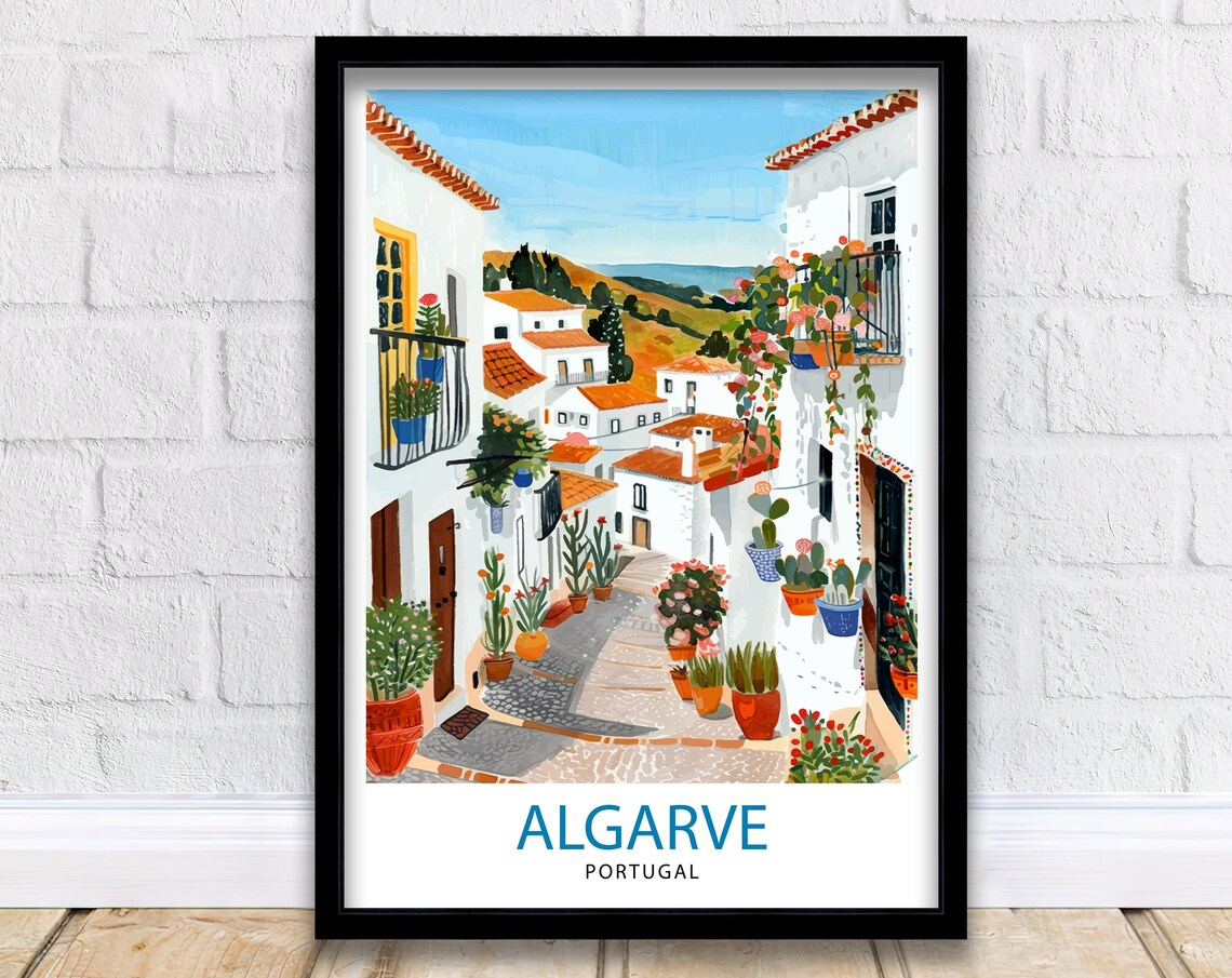 Algarve Portugal Travel Poster, Portuguese Wall Decor - Image 2