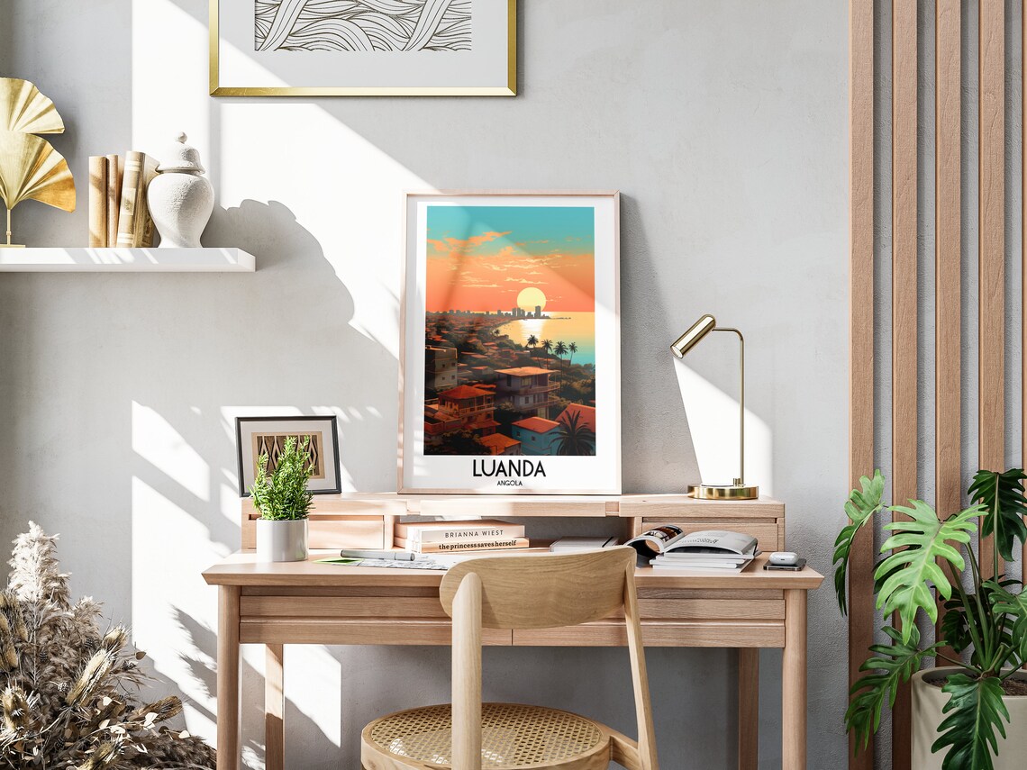 Luanda Travel Poster, Angola Home Decor Art - Image 3