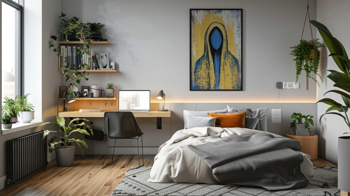 Abstract Expressionist Modern Housewarming Art Print