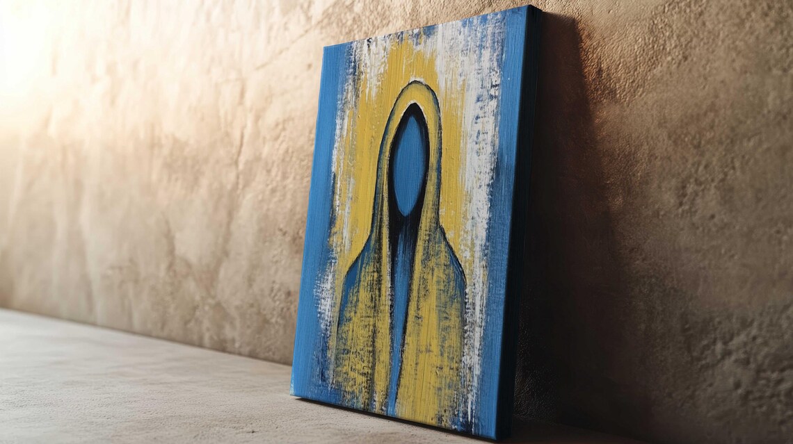 Abstract Expressionist Modern Housewarming Art Print - Image 2