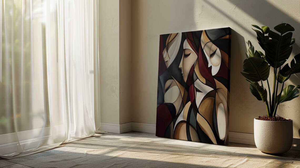 Abstract Expressionist Modern Housewarming Art Print