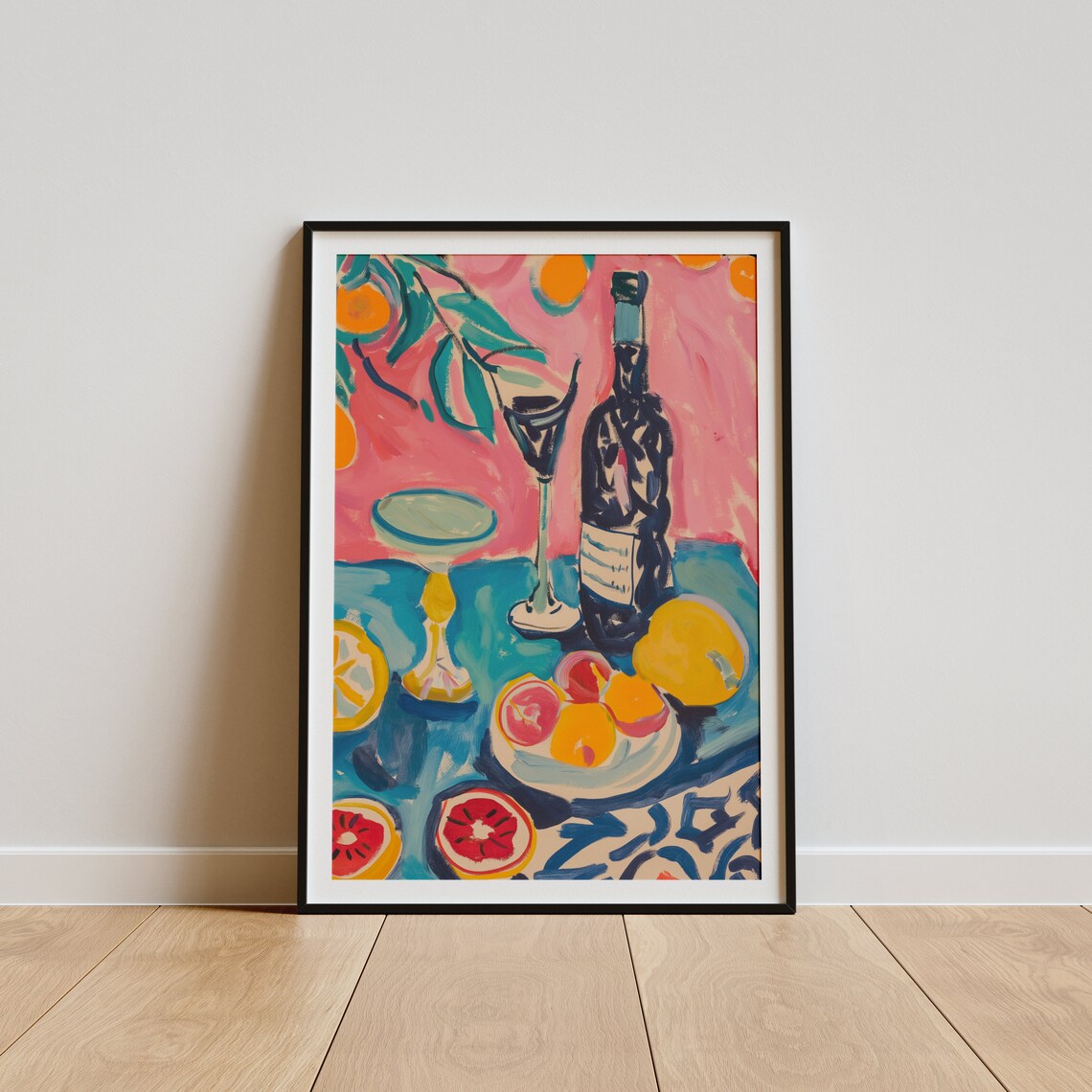 Matisse Fruit and Wine Still Life Poster, Modern Art - Image 5