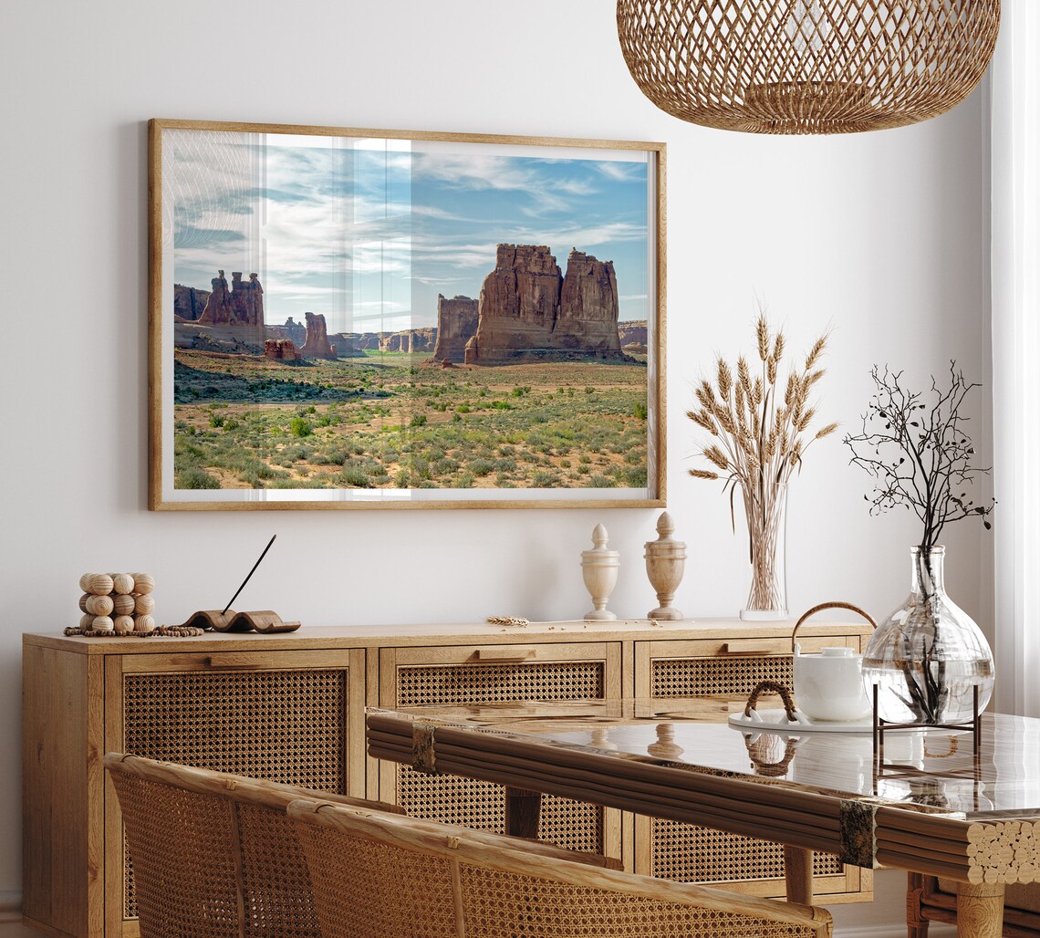 Arches National Park Utah Red Rock Formations Desert Vista Poster - Image 5