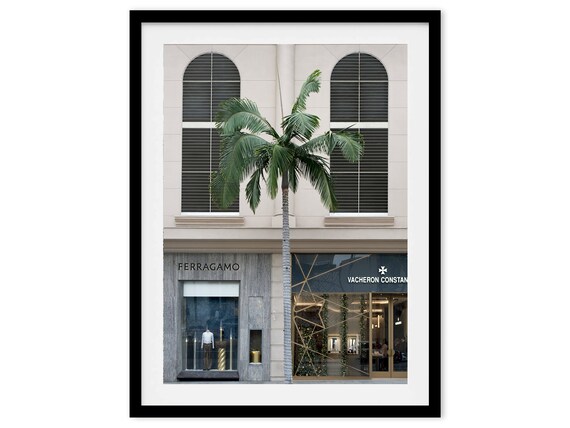 Beverly Hills Street Fine Art Photography Print Rodeo Drive Wall Art Large Framed Or Unframed Los Angeles Luxury Artwork For Home Decor