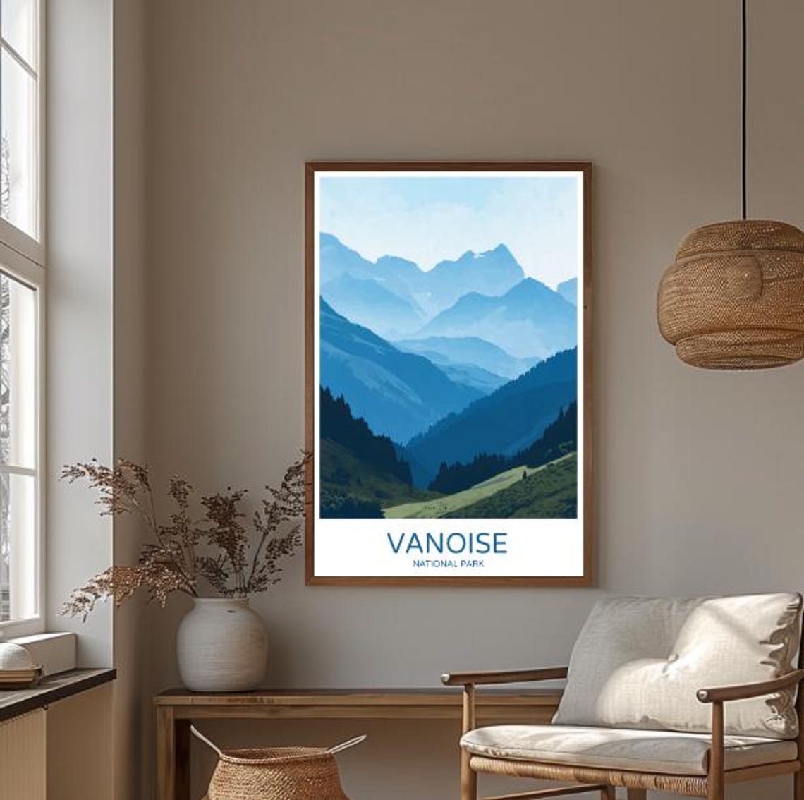 Vanoise National Park France Scenic Mountain Landscape Poster French Nature Wall Art Outdoor Decor Travel Print For Nature Lovers - Image 3