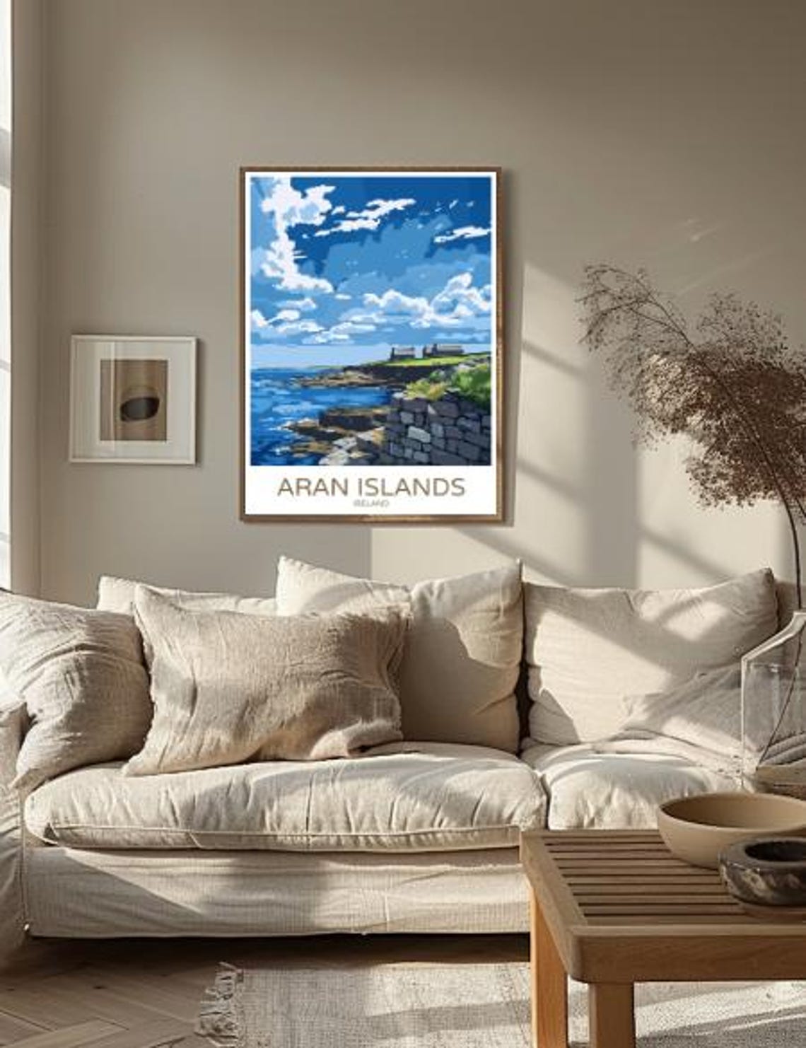 Aran Islands Ireland Coastal Travel Landscape Scenic Art Poster - Image 2