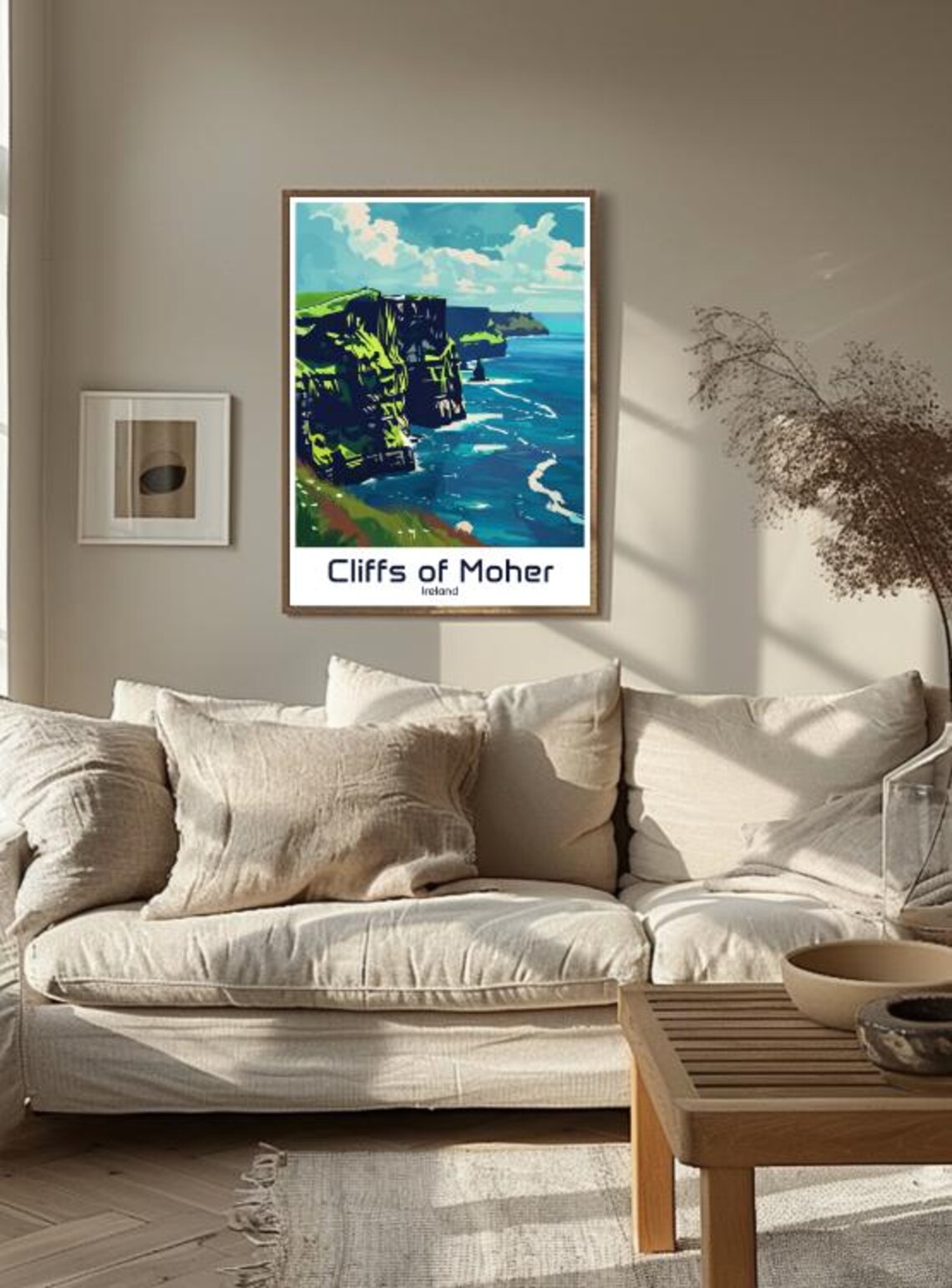 Cliffs Of Moher Ireland Dramatic Atlantic Coast Vintage Travel Poster - Image 3