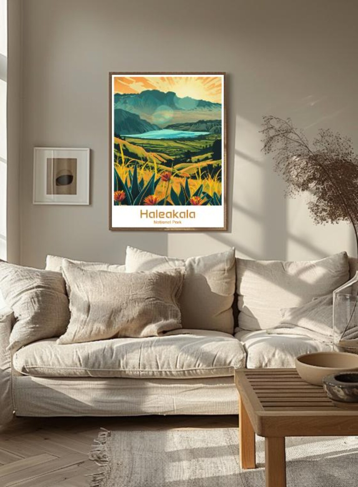 Haleakala National Park Travel Posterhawaii Volcano Wall Art Sunrise Landscape Print Nature Decor Hiking Adventure Usa Travel Gift - Image 3