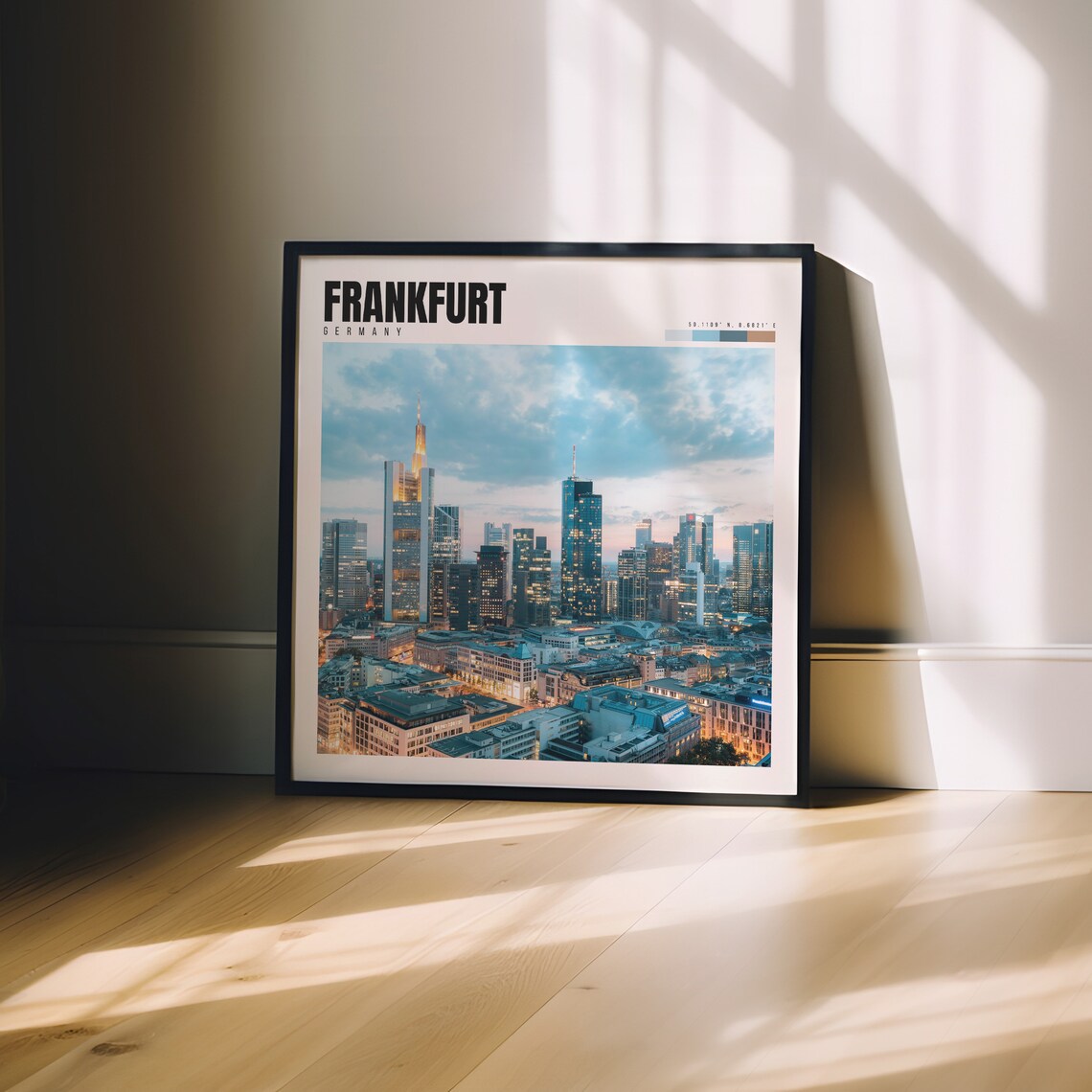 Frankfurt Germany Travel Poster, City Art Print - Image 3