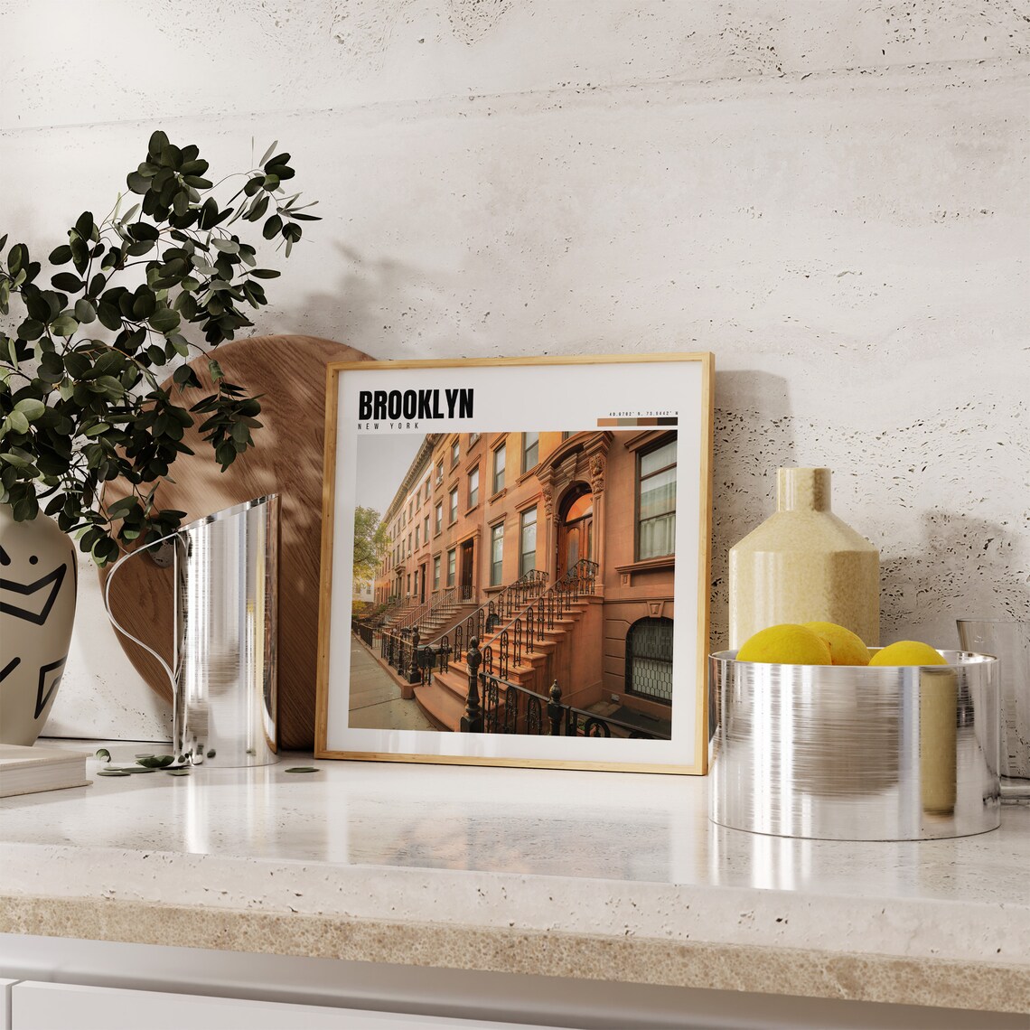 Brooklyn New York Travel Poster, NYC Wall Art - Image 4