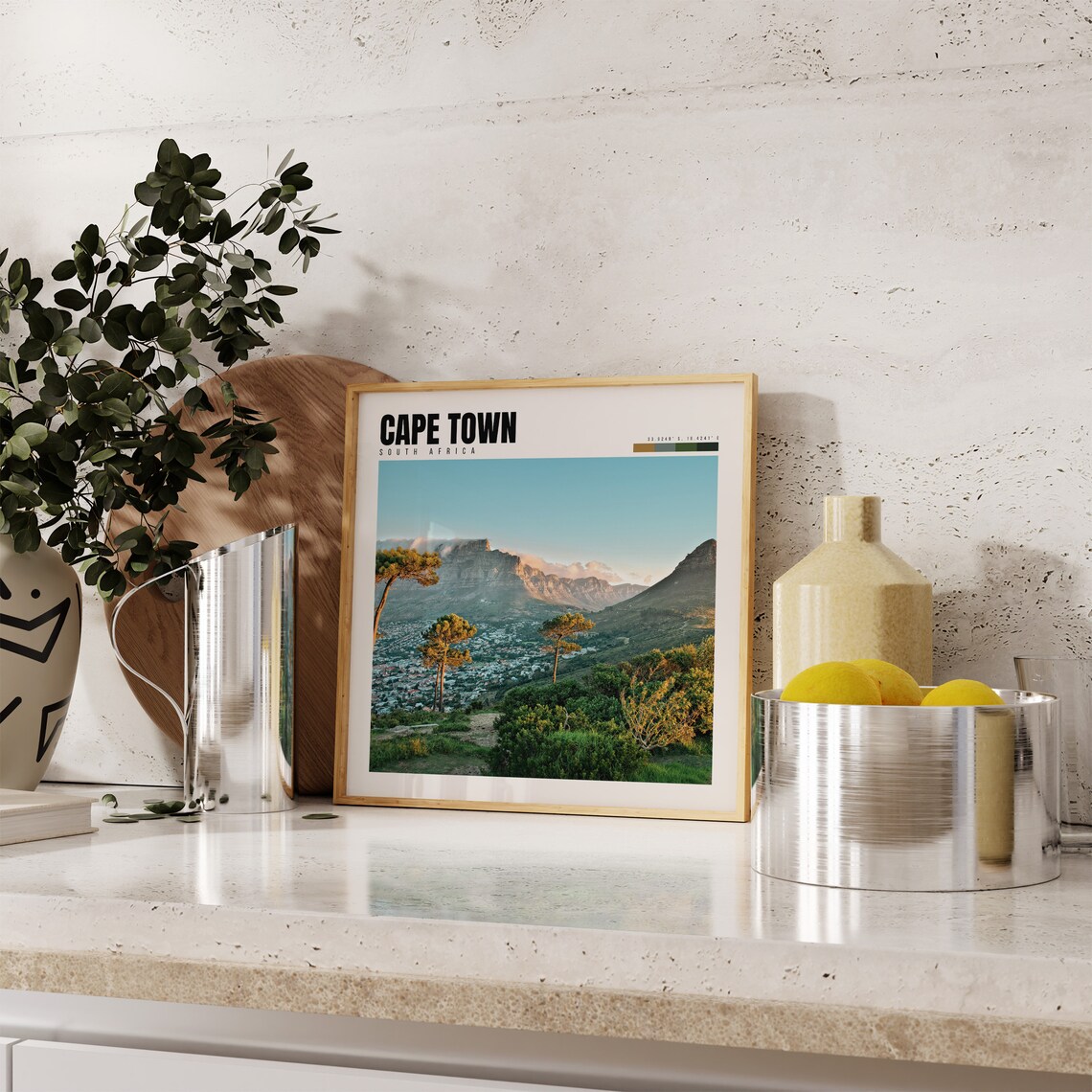 Cape Town, South Africa Travel Poster, Africa Decor - Image 4