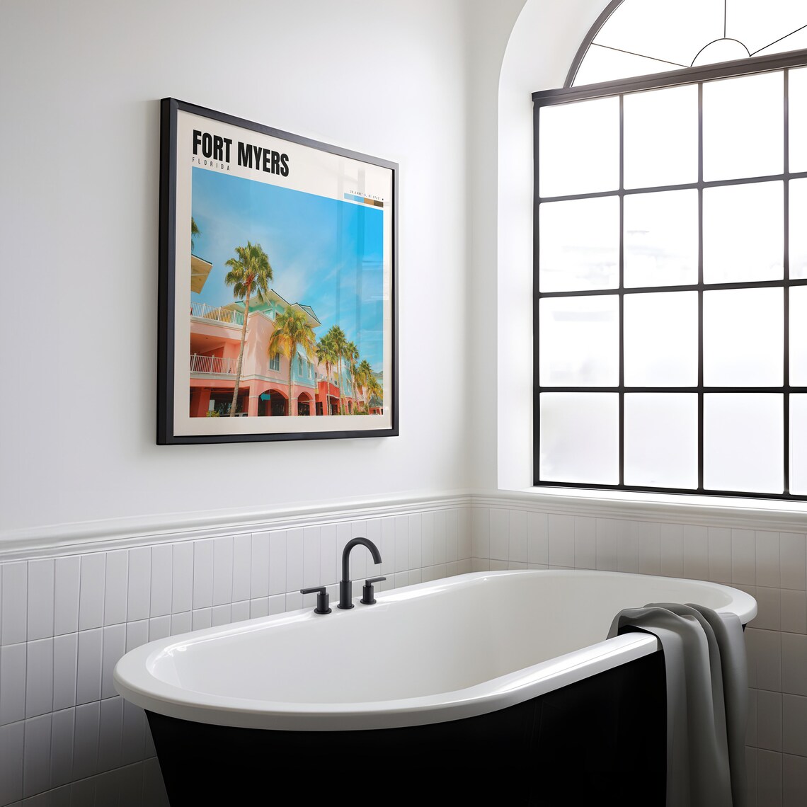 Fort Myers Florida Travel Poster for Home Decor - Image 2