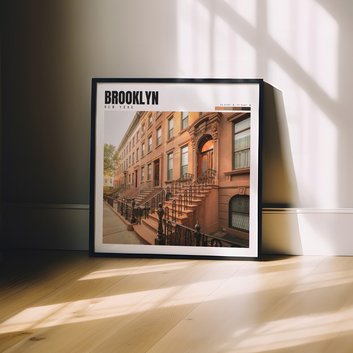 Brooklyn New York Travel Poster, NYC Wall Art - Image 3