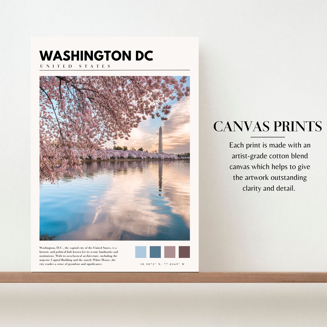 Washington DC Travel Poster, United States Capital - Image 2
