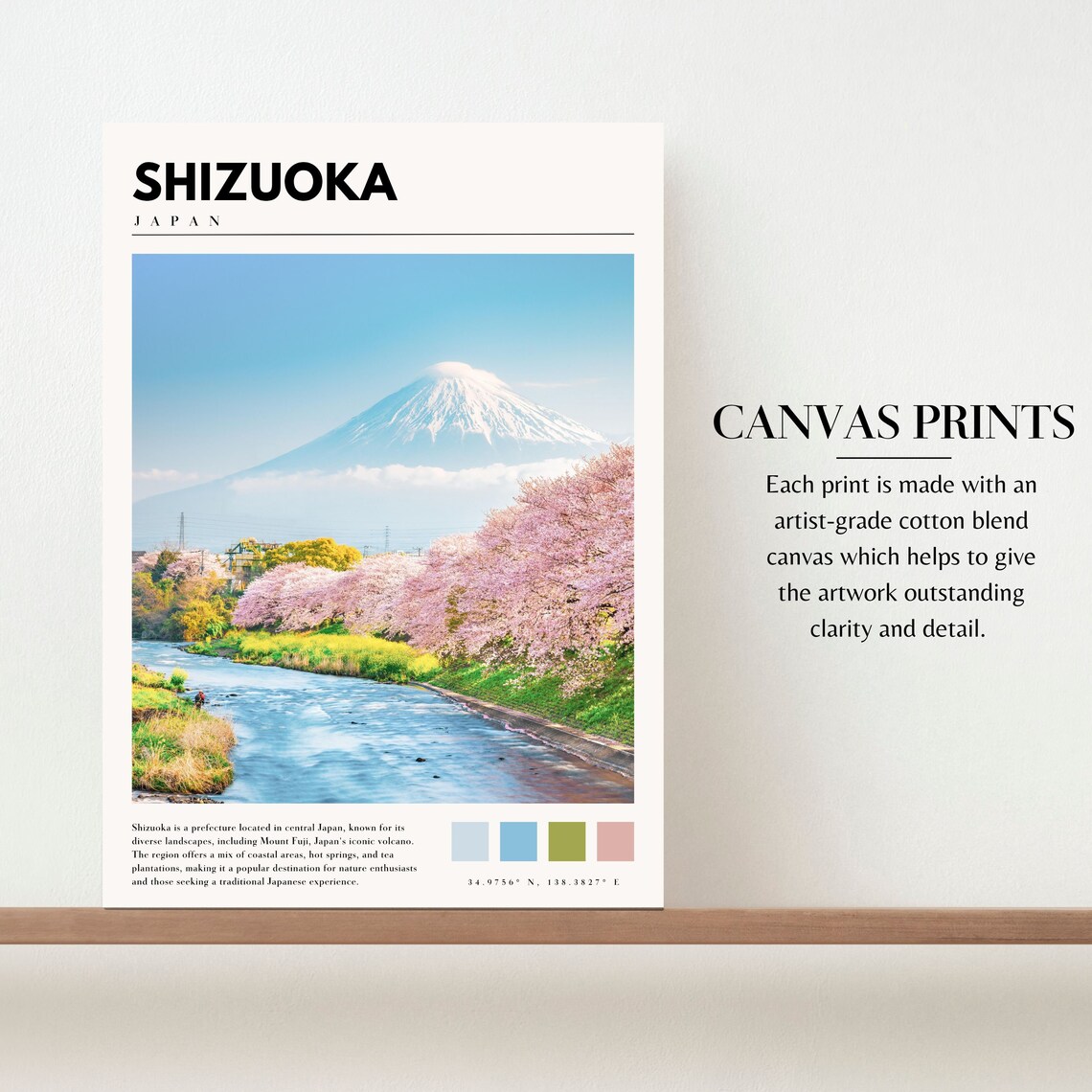 Shizuoka Japan Travel Poster, Mt Fuji Photography - Image 2