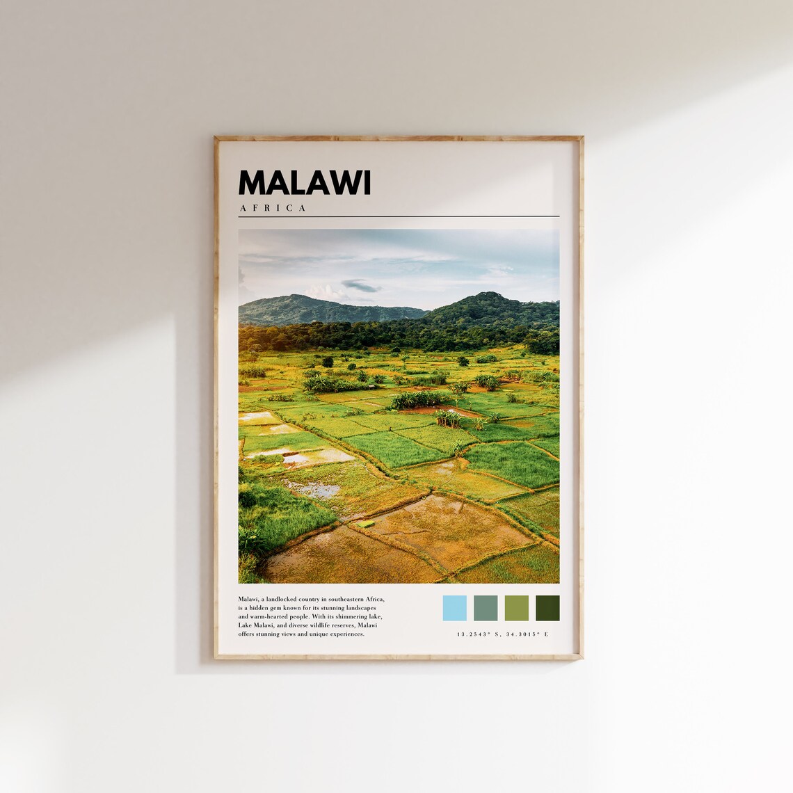 Malawi Print Malawi Africa Poster Malawi Wall Art Malawi Artwork Malawi Photo P 080