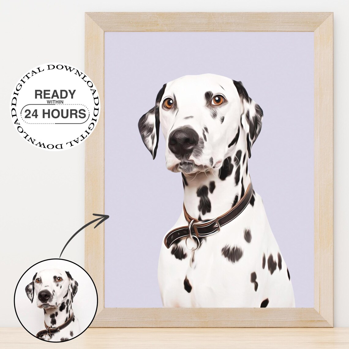Custom Oil Painting Pet Portrait, Gift for Pet Lovers