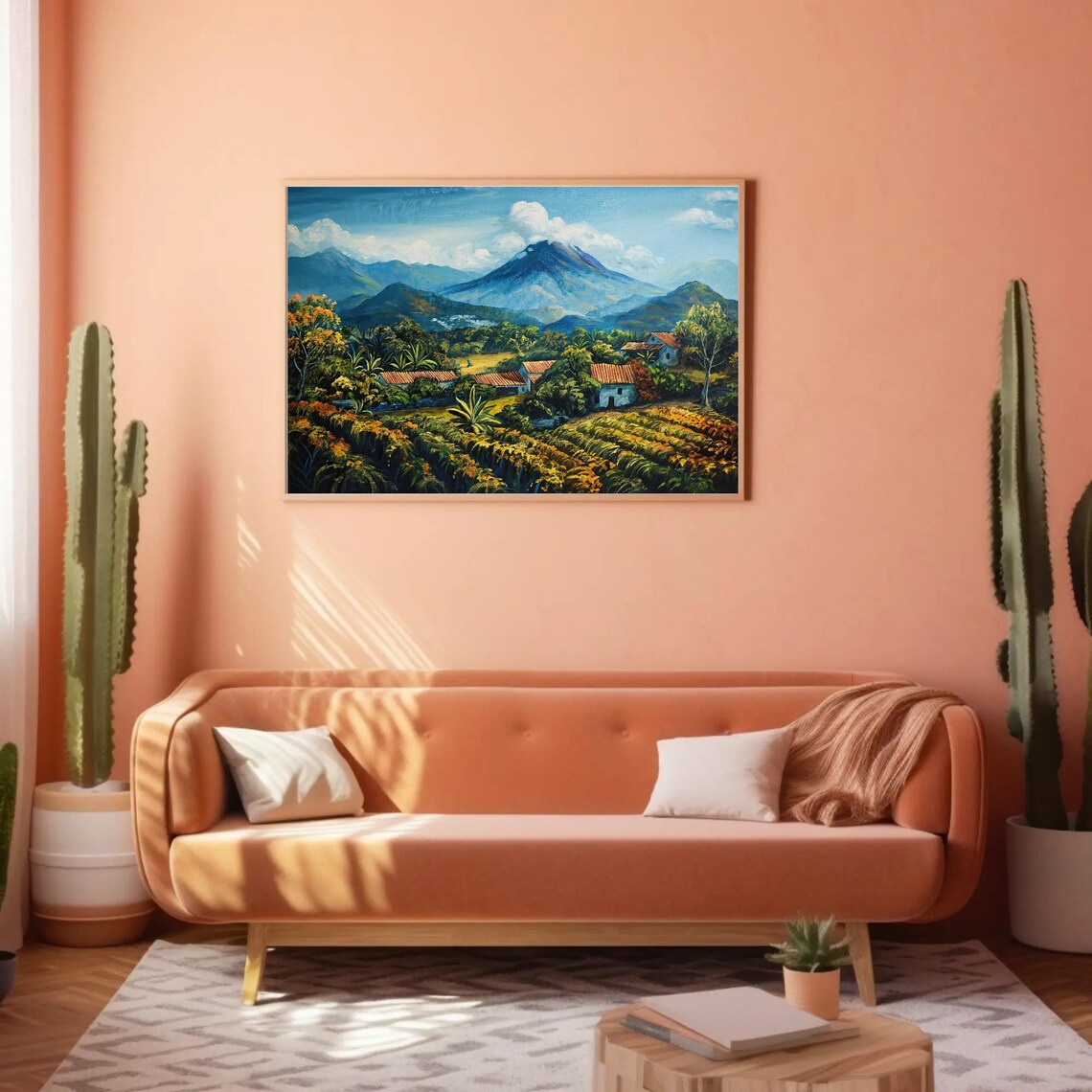 El Salvador Landscape Art Print, Nature Wall Decor - Image 3