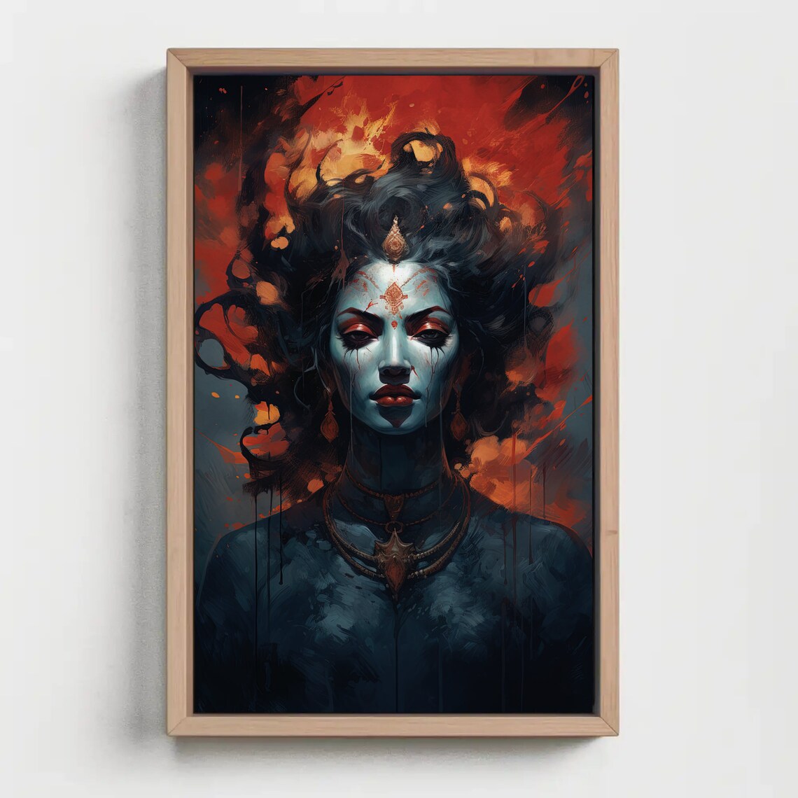 Kali Hindu Goddess of Death Art Print, Divine - Image 3