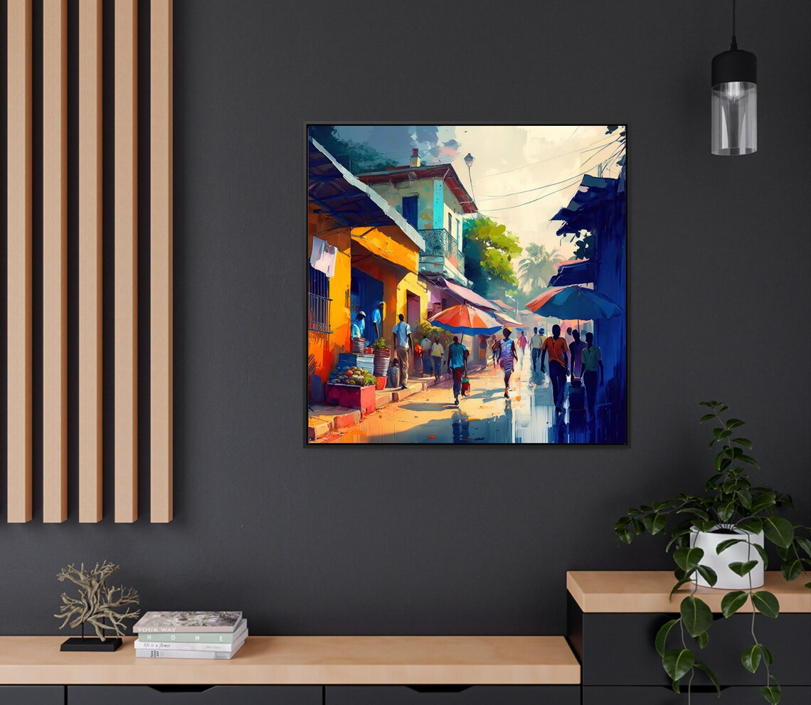 Haiti Street Art Print, Haitian Home Wall Decor - Image 3
