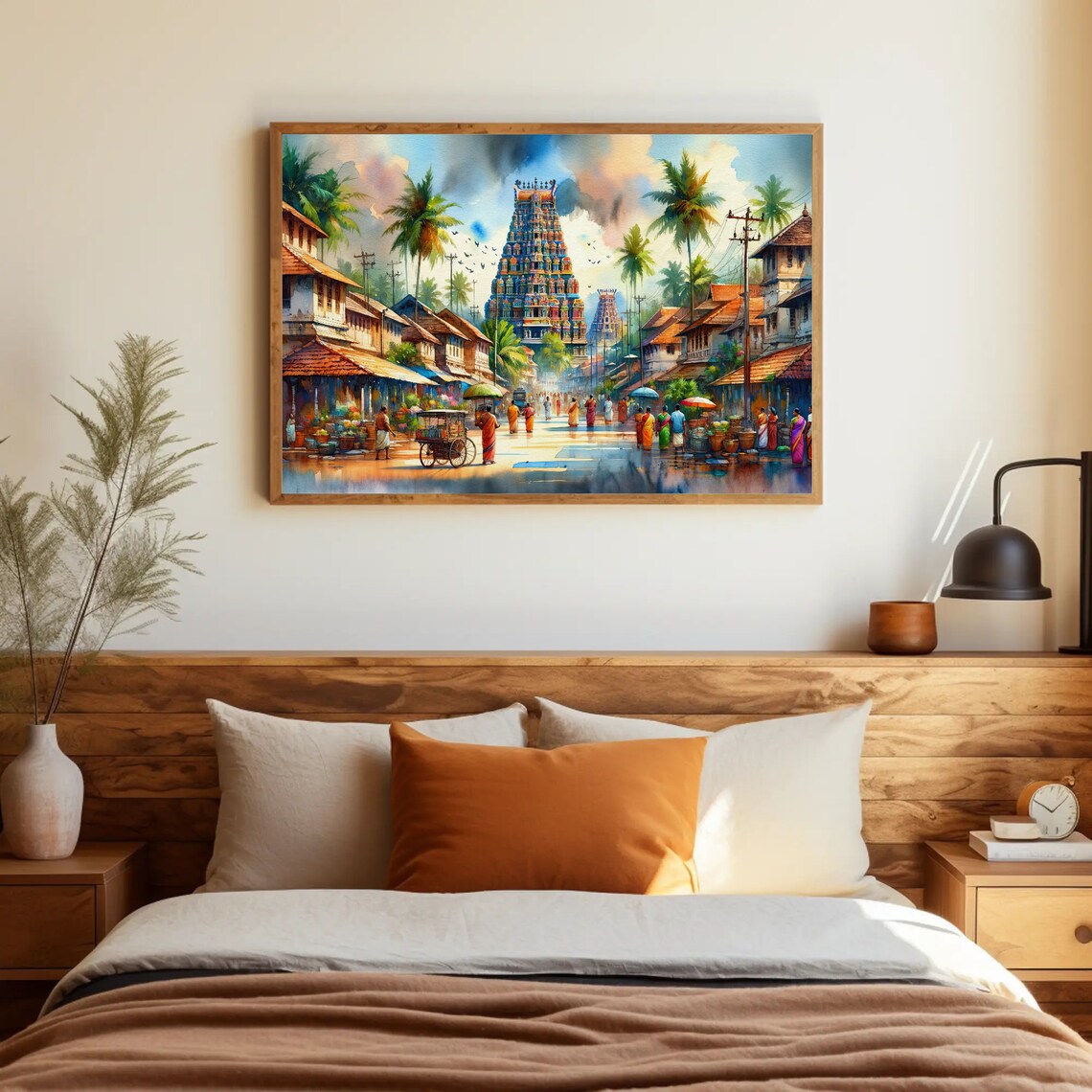 South India Landscape, Traditional Poster Print - Image 4