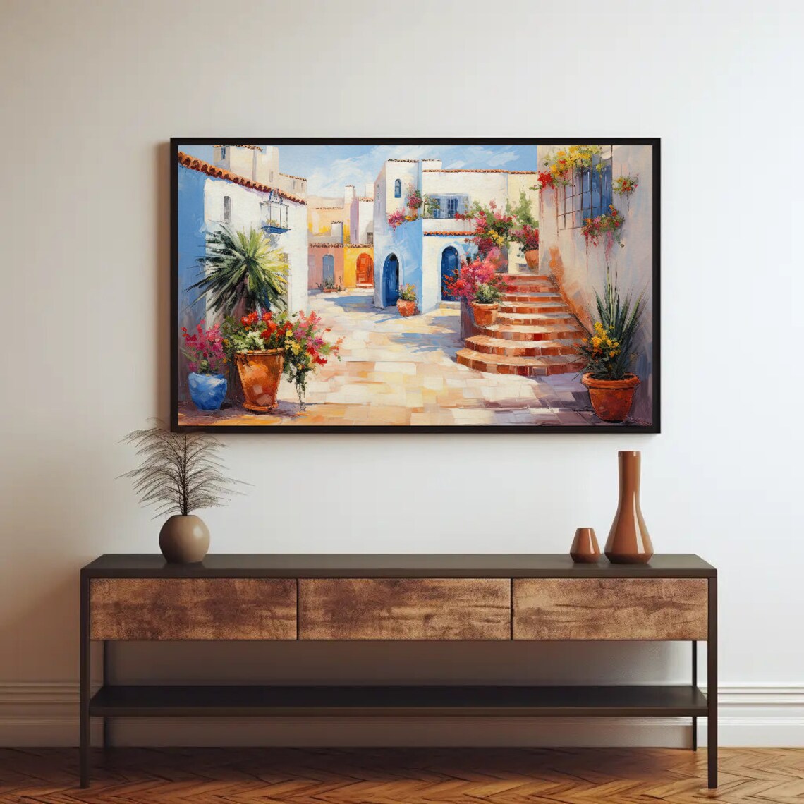 Hermosillo Street Painting, Mexico Travel Poster - Image 2