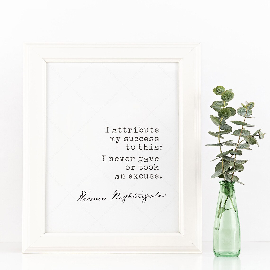 Florence Nightingale Quote, Motivational Success - Image 2