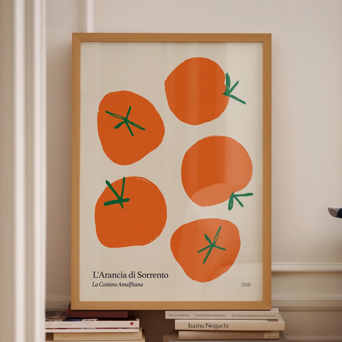 Orange Fruit Poster, Sorrento Kitchen Wall Art