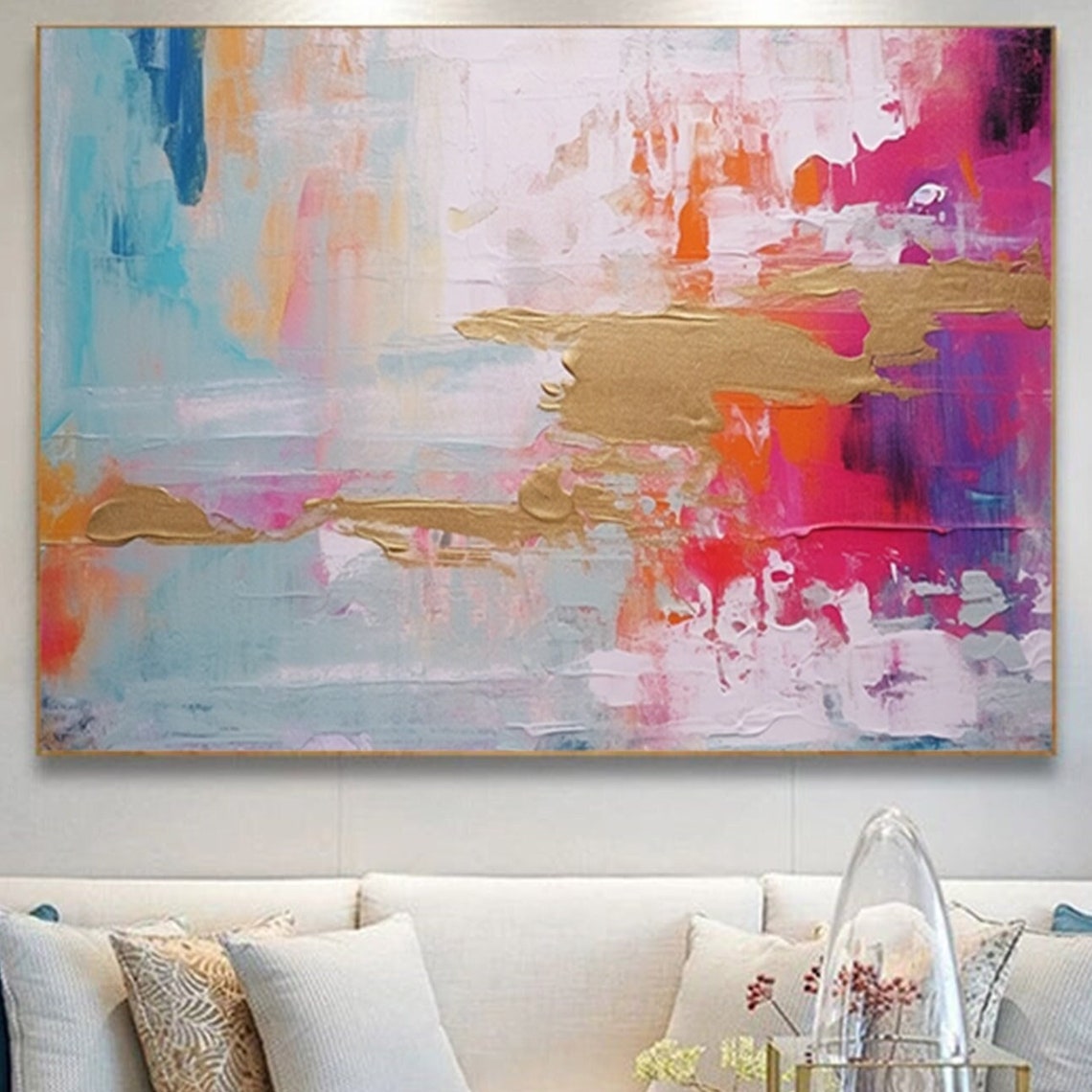 Original Painting Painting Vibrant Painting Abstract Painting Handmade Painting Large Original Oil Painting Home Decor Wall Art