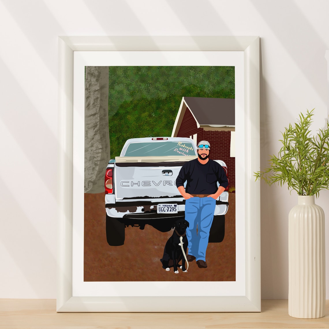 Custom Car Portrait Art Print, Gift for Car Lovers - Image 4