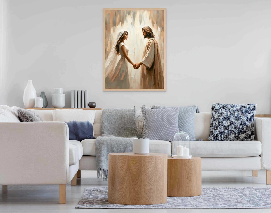 The One To Trust Christian Jesus and Woman Art Print - Image 7