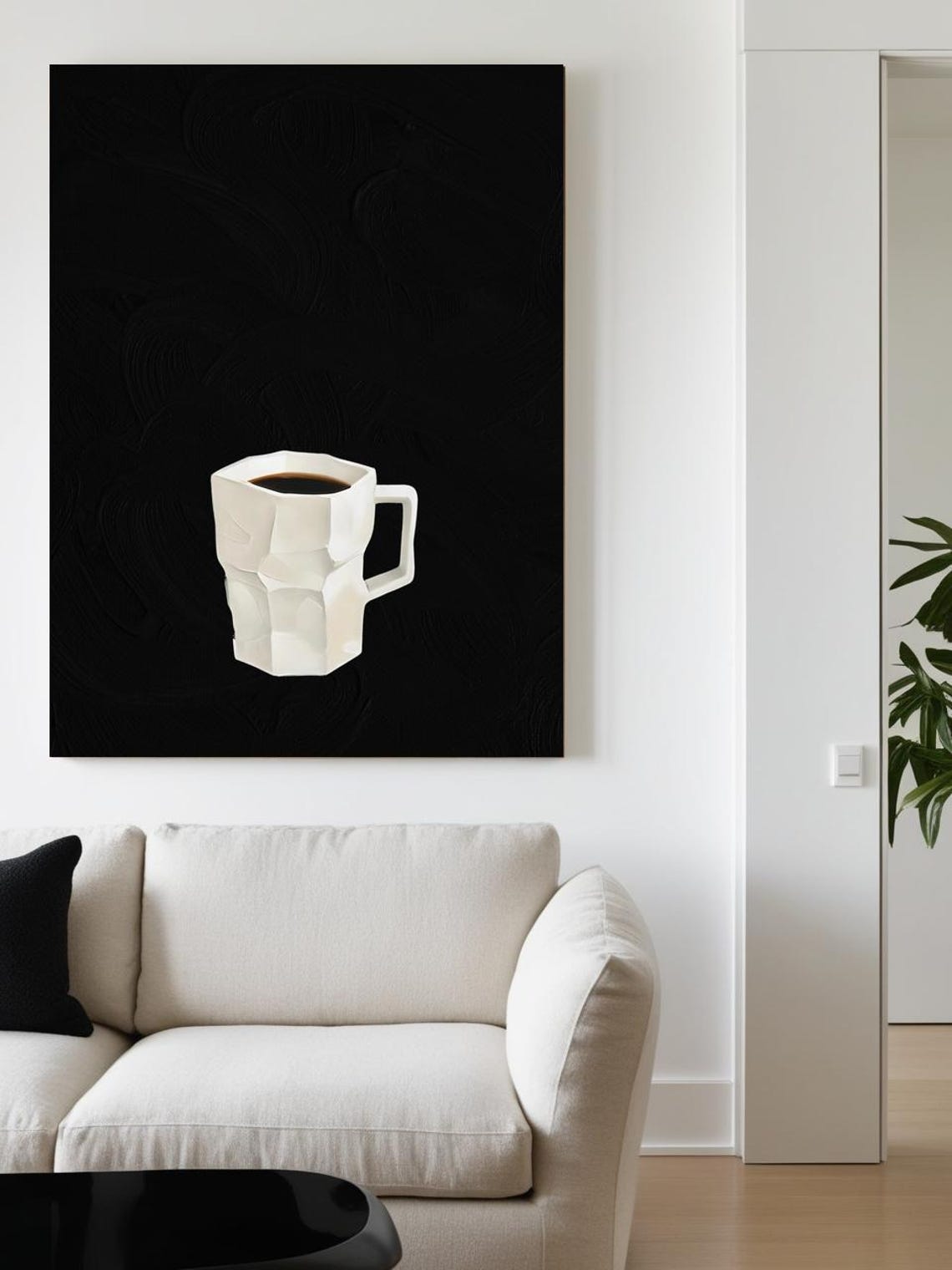 Modern Coffee Bar Print, Minimalist Wabi Sabi - Image 2