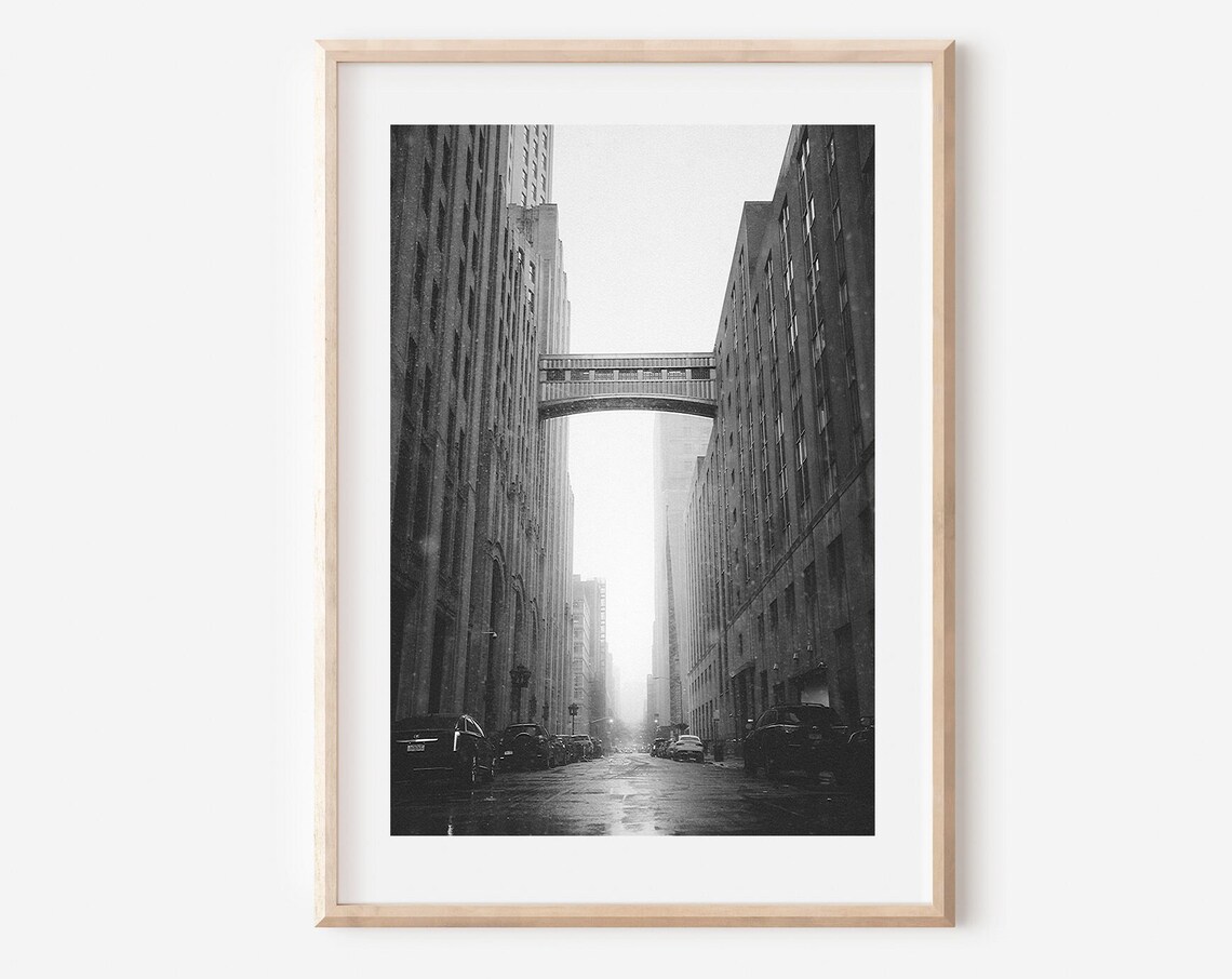 New York City Skyline, Manhattan Brooklyn Bridge Poster