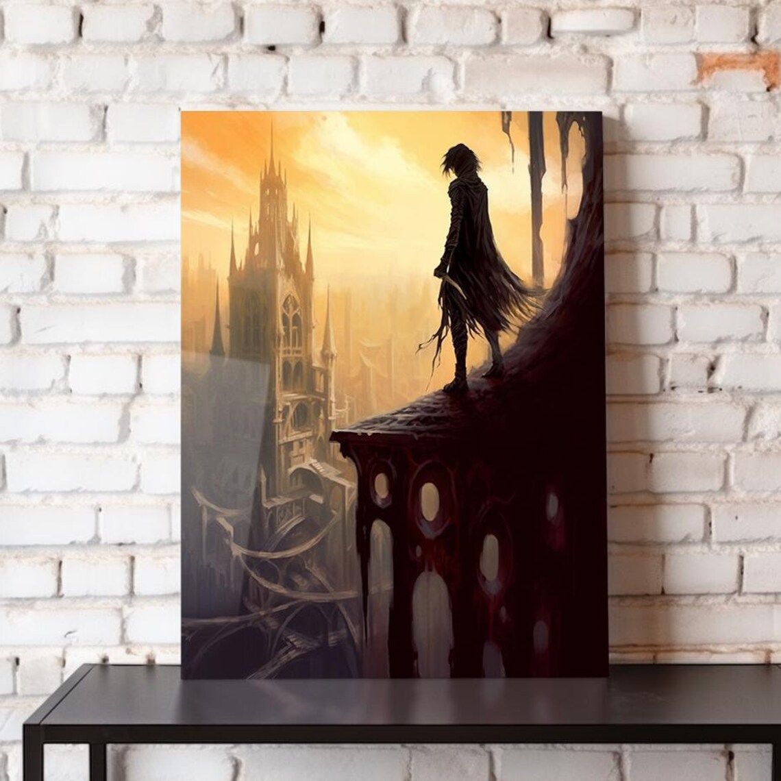 Mist And Metal Fantasy Novel Fan Art Print, Gift For Him