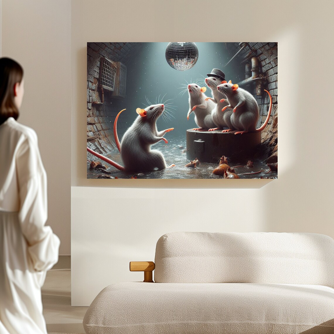 Whimsical Rats Disco Animal Art For Every Space - Image 4