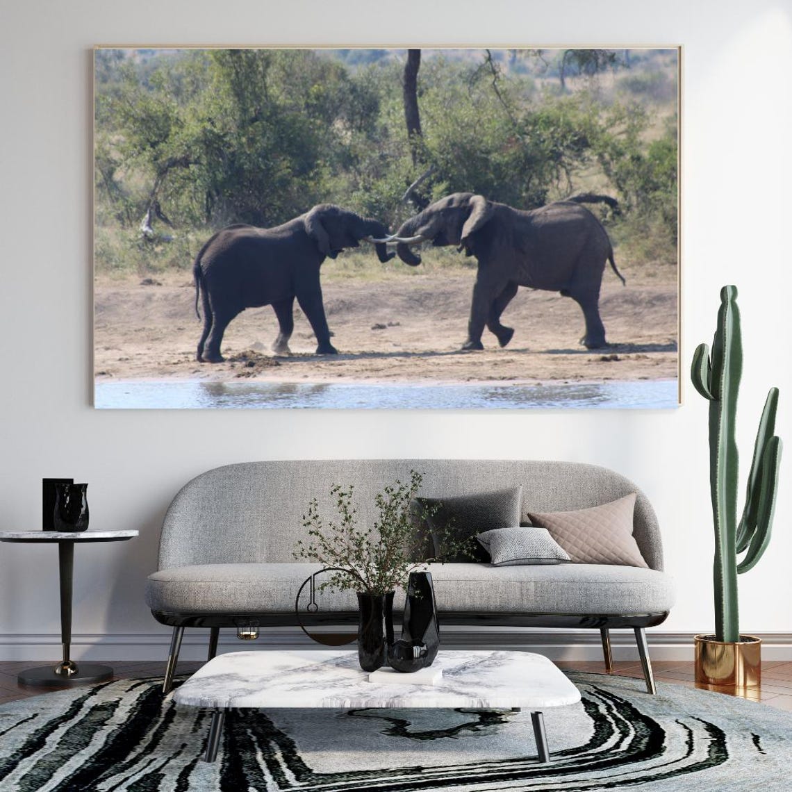 Elephant Art, Africa’s Game Reserves