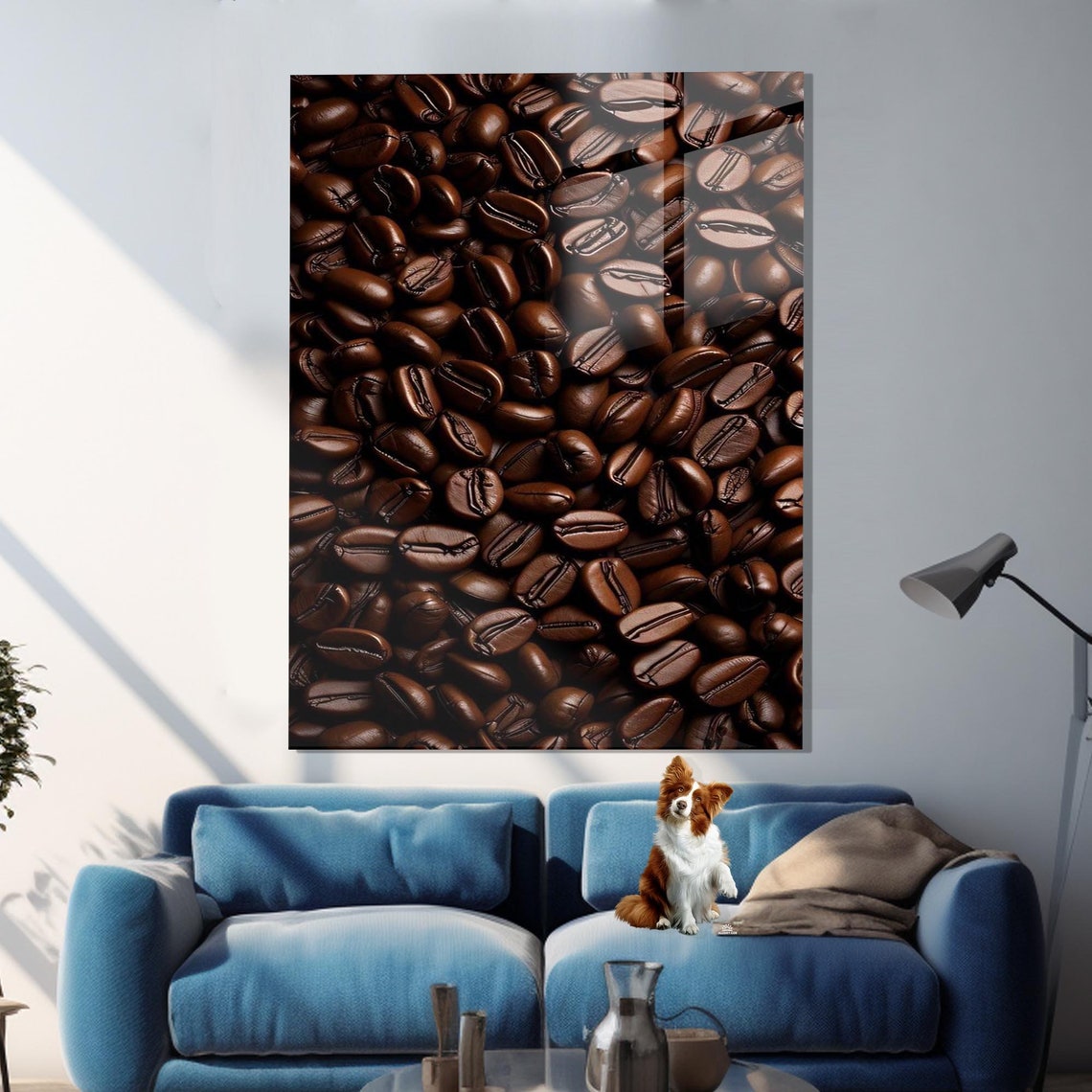 Roasted Coffee Beans Close Up Macro Kitchen Cafe Wall Poster - Image 3