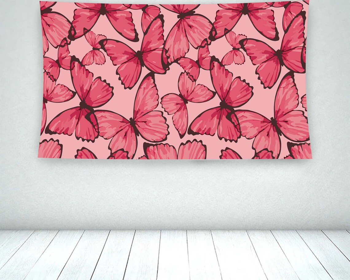 Butterfly Abstract Modern Art Print, Girl Room Decor - Image 2