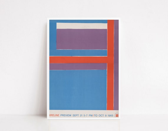 Bireline Vintage Exhibition Poster Art Poster Exhibition Print