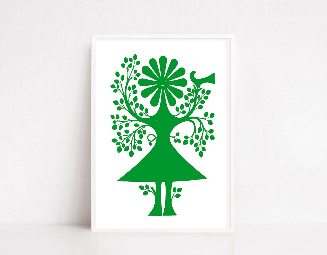 Alexander Girard Vintage Botanical Poster Print