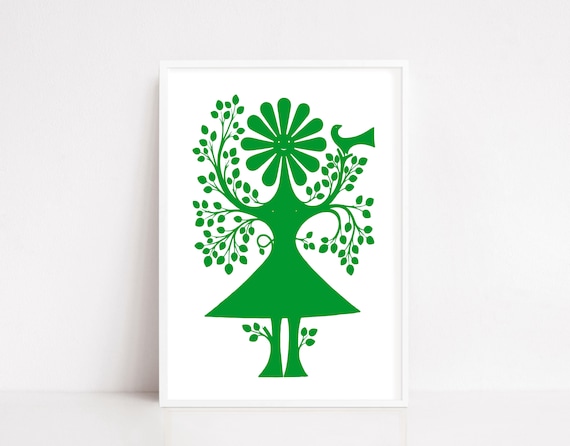 Alexander Girard Vintage Botanical Poster Print