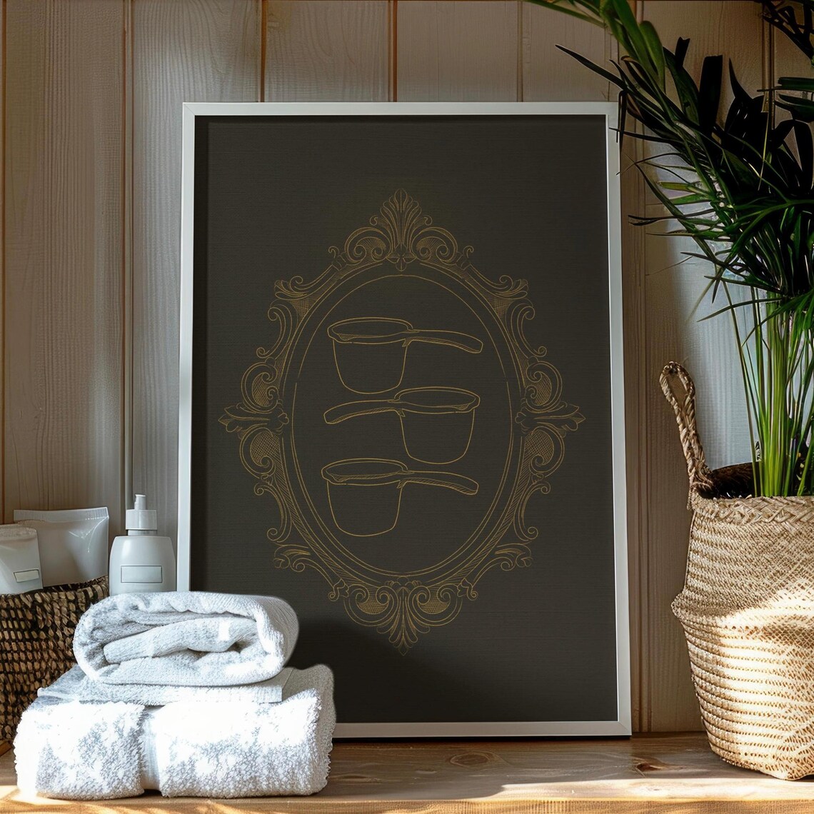 Filipino Tabo Bathroom Art Poster