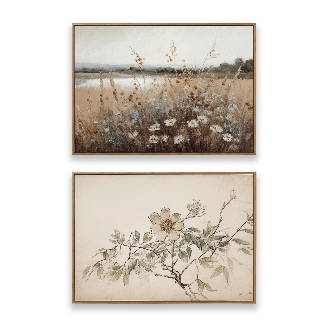 Vintage Spring Flower Meadow Art Print, Gallery Set - Image 3