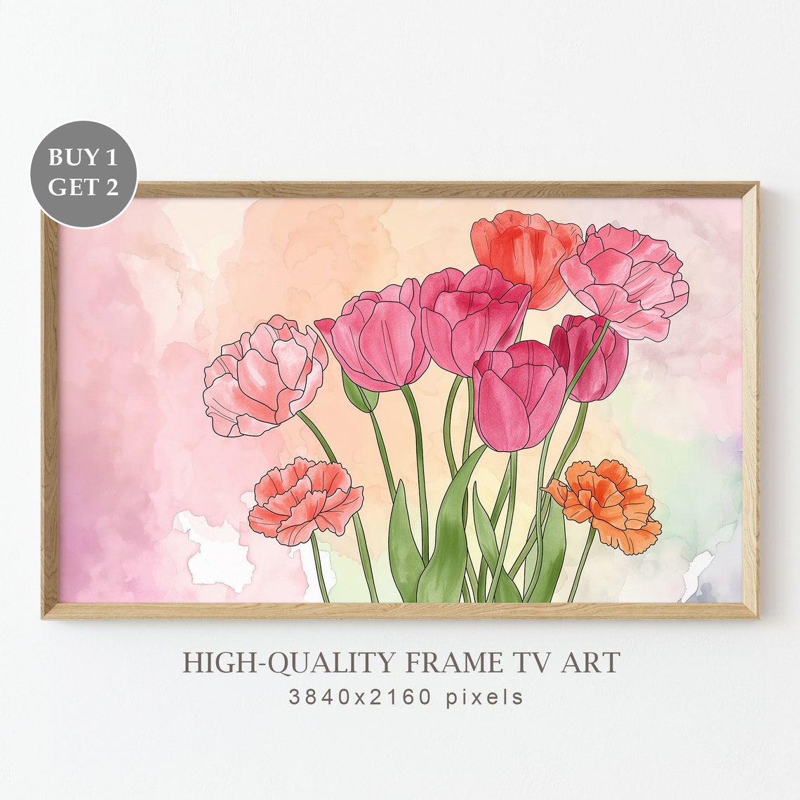 Vintage Moody Mothers Day Frame Tv Art Mother And A Child Antique Oil Painting For Tv Happy Mothers Day Tv Screensaver - Image 2