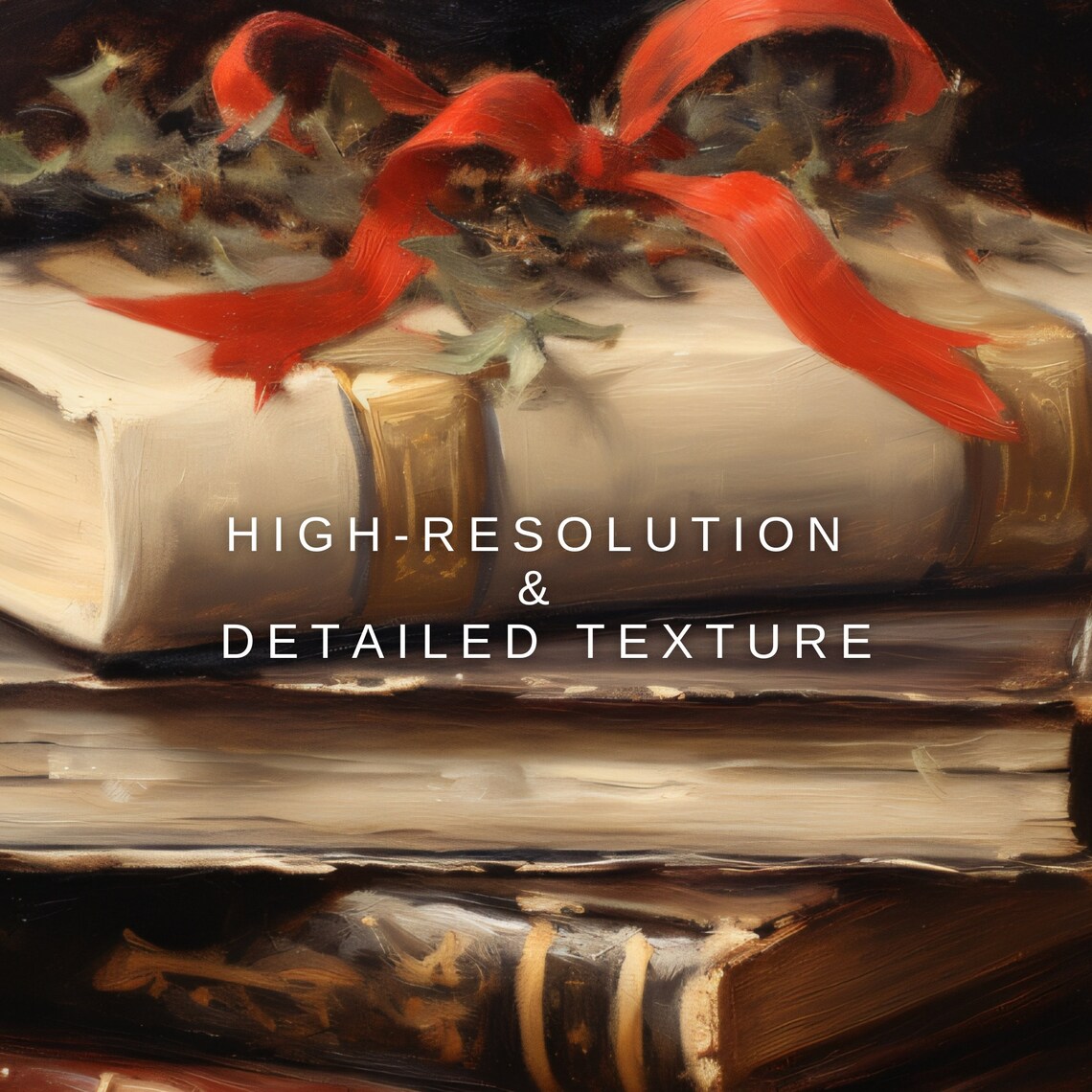 Rustic Christmas Still Life Art Print, Farmhouse Decor - Image 2