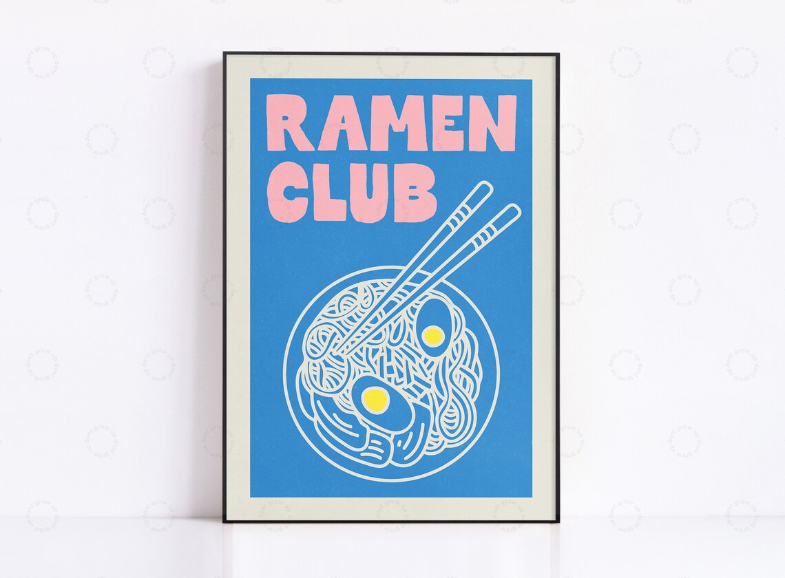 Ramen Vintage Japanese Kitchen Art Print
