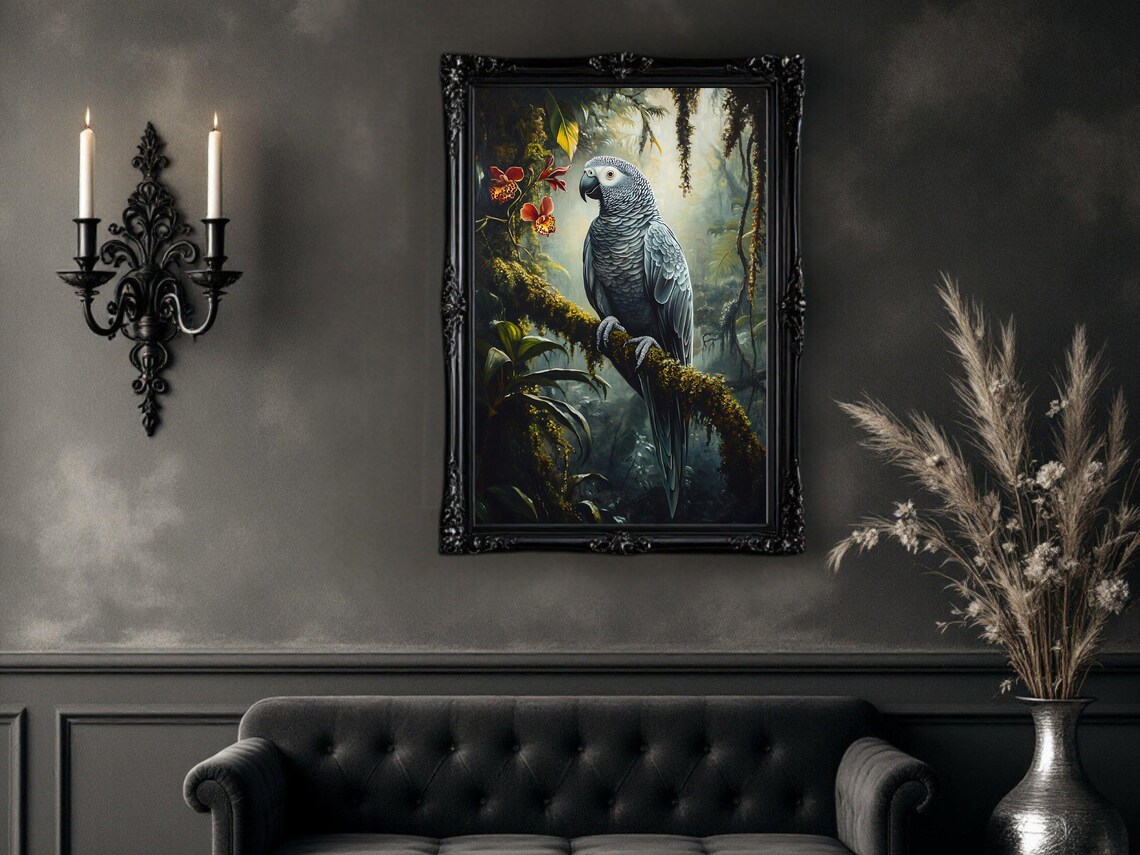 Parrot Art Print, Rainforest Jungle Decor - Image 3