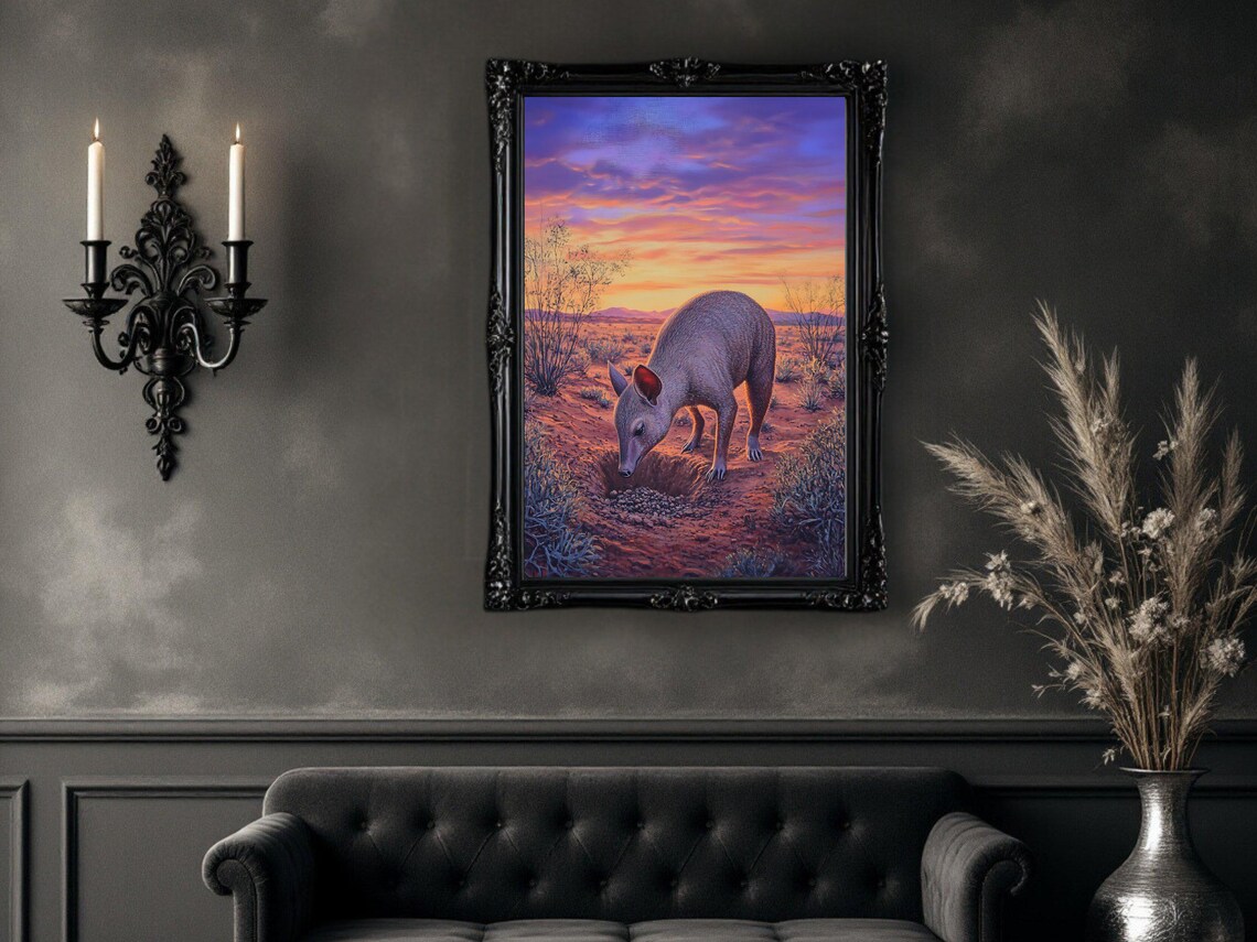 Cute Desert Animal Art Print, Nursery Room Decor - Image 3